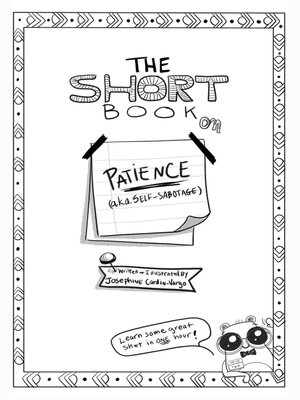 cover image of The Short Book on Patience